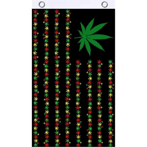 Herbal Rasta USA Fly Flag 3' x 5'