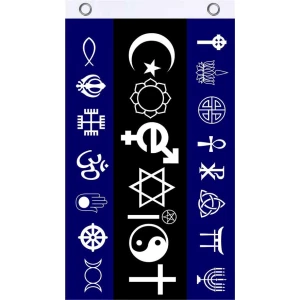 Coexist Fly Flag 3' x 5'