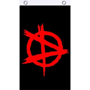Anarchy Fly Flag 3' x 5'