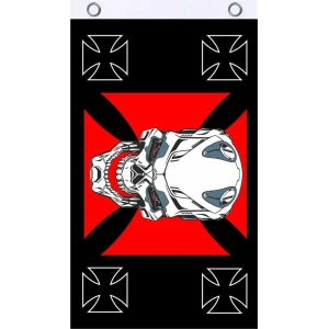 Iron Skull Fly Flag 3' x 5'