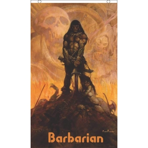 Barbarian by Frank Frazetta Fly Flag 3' x 5'