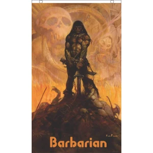 Barbarian by Frank Frazetta Fly Flag 3' x 5'