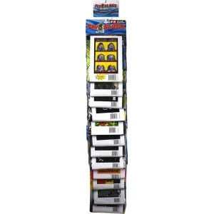 Fly Flags®­ Blacklight Reactive Designs Assorted 12pc Clip Strip Display