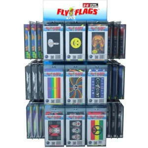 Fly Flags? - Rotating Display - 26 Standard Styles - 108 pcs