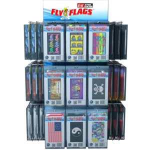 Fly Flags? - Rotating Display - 20 Licensed Styles - 108 pcs