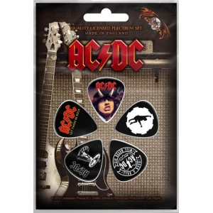 AC/DC Mixed Guitar Picks (Set of 5)