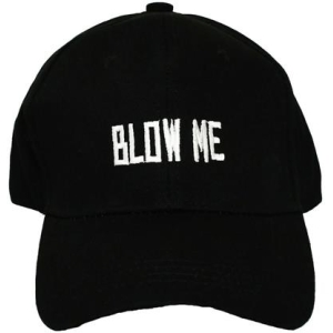Blow Me Embroidered Wool Cap