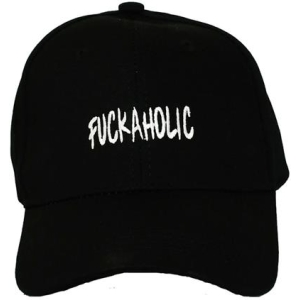 Fuckaholic Embroidered Wool Cap
