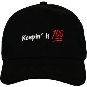 Keepin It 100 Embroidered Cap