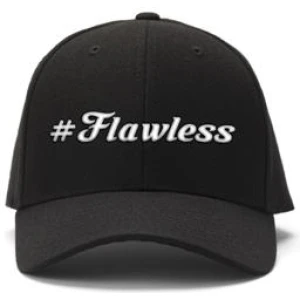#Flawless Embroidered Cap