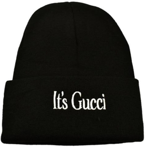 It's Gucci Embroidered Beanie