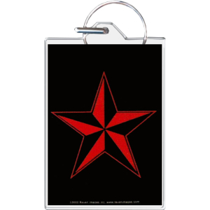 Nautical Star Keychain - 1.5" x 2"