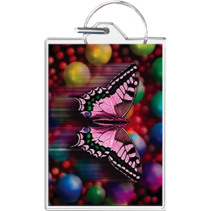 Butterfly Keychain - 1.5" x 2"