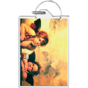 Fallen Angels Keychain - 1.5" x 2"