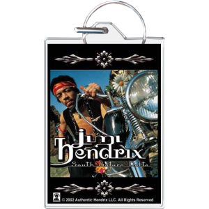 Jimi Hendrix Delta Keychain - 1.5" x 2"