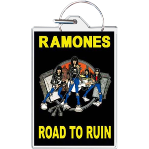 Ramones Road to Ruin Keychain - 1.5" x 2"