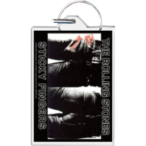 Rolling Stones - Sticky Fingers Keychain - 1.5" x 2"