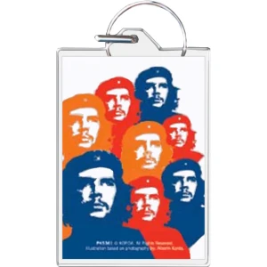 Che Guevara Hasta Keychain - 1.5" x 2"