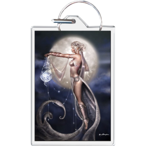 Star Weaver By Renee Biertempfel Keychain 1.5" x 2"