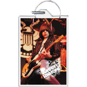 Johnny Ramone Live Keychain 1.5" x 2"