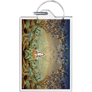 Enlightenment - Mike Dubois Keychain - 1.5" x 2"