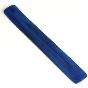 Incense Ash Catcher - 10" - Blue - Wood