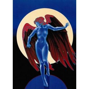 Postcard - Blue Angel - Clearance - Min. 12 Per Style