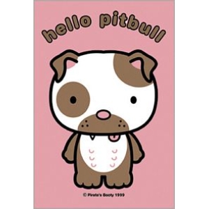 Postcard - Hello Pitbull - Clearance - Min. 12 Per Style