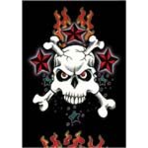Postcard - Skull & Stars - Clearance - Min. 12 Per Style