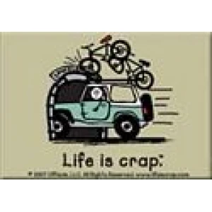 Magnet - Overpass Bike Life Is Crap - Clearance - Min. 12 Per Style