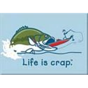 Magnet - Fish Boat Life Is Crap - Clearance - Min. 12 Per Style