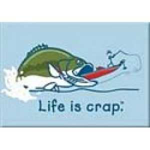 Magnet - Fish Boat Life Is Crap - Clearance - Min. 12 Per Style