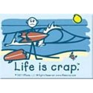 Magnet - Surfing Life Is Crap - Clearance - Min. 12 Per Style
