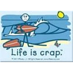 Magnet - Surfing Life Is Crap - Clearance - Min. 12 Per Style