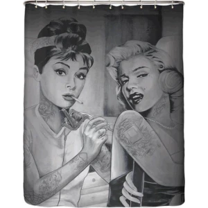Shower Swag? Audrey & Marilyn JDH Shower Curtain - 72" x 72"