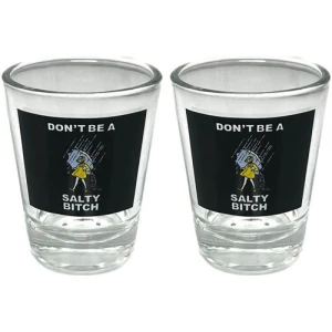 Don't Be a Salty Bitch - Shot Glass - 2 Piece Set
