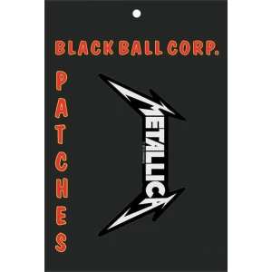 Metallica Logo 4.5" x 2.5" Printed Woven Patch