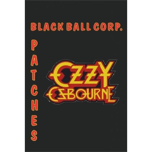 Ozzy Osbourne - Logo Cut-Out - 4" x 2.5" Printed Woven Patch