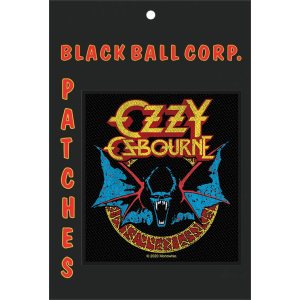 Ozzy Osbourne - Bat - 4" x 4" Printed Woven Patch