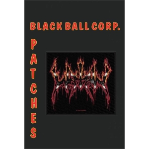 Watain - Flaming Logo - 4" x 3.5" Printed Woven Patch