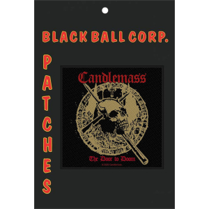 Candlemass - The Door to Doom 4" x 4" Printed Woven Patch