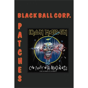 Iron Maiden - Can I Play With Madness - 4" x 4" Printed Woven Patch