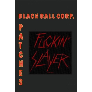 Slayer - Fuckin' Slayer - 4" x 4" Printed Woven Patch