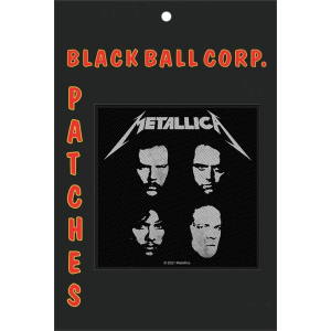 Metallica - Black Album 4" x 4" Printed Woven Patch