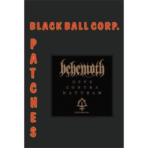 Behemoth - Opvs Contra Natvram - 4 x 3.75 in. Printed Woven Patch