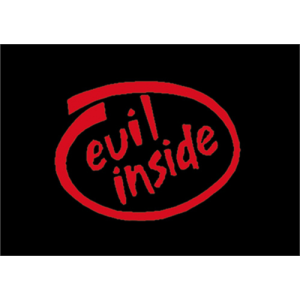Evil Inside - Sticker