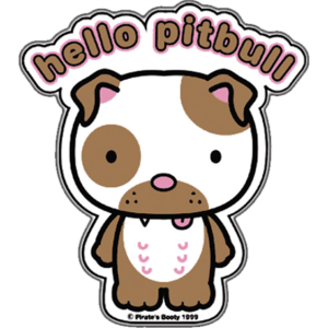 Hello Pitbull - Sticker