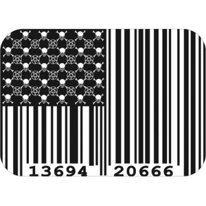 Barcode Flag - Sticker