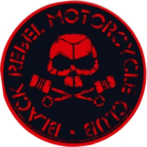 BRMC Red Skull - Sticker - Closeout