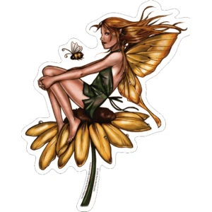 Blackeyed Suzi Fairy - Renee Biertempfel - Sticker - Closeout